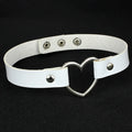 Punk Goth Heart Collar Necklace