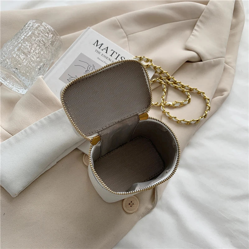 Small Square Box Shoulder HandBag