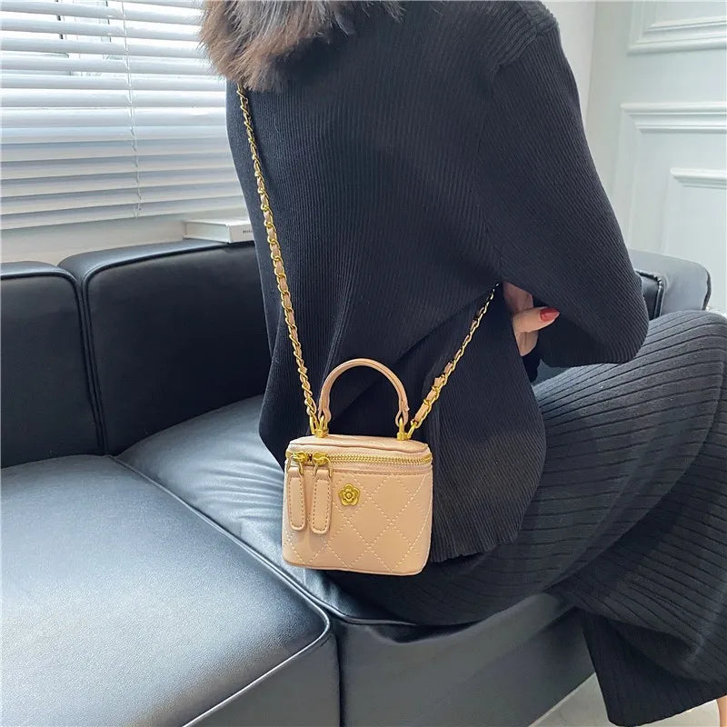 Small Square Box Shoulder HandBag