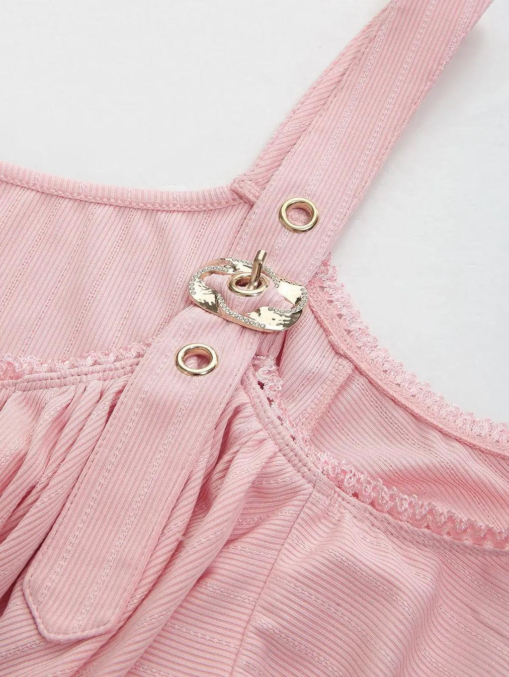 ROSEGAL  2-in-1 Rose Mesh Top