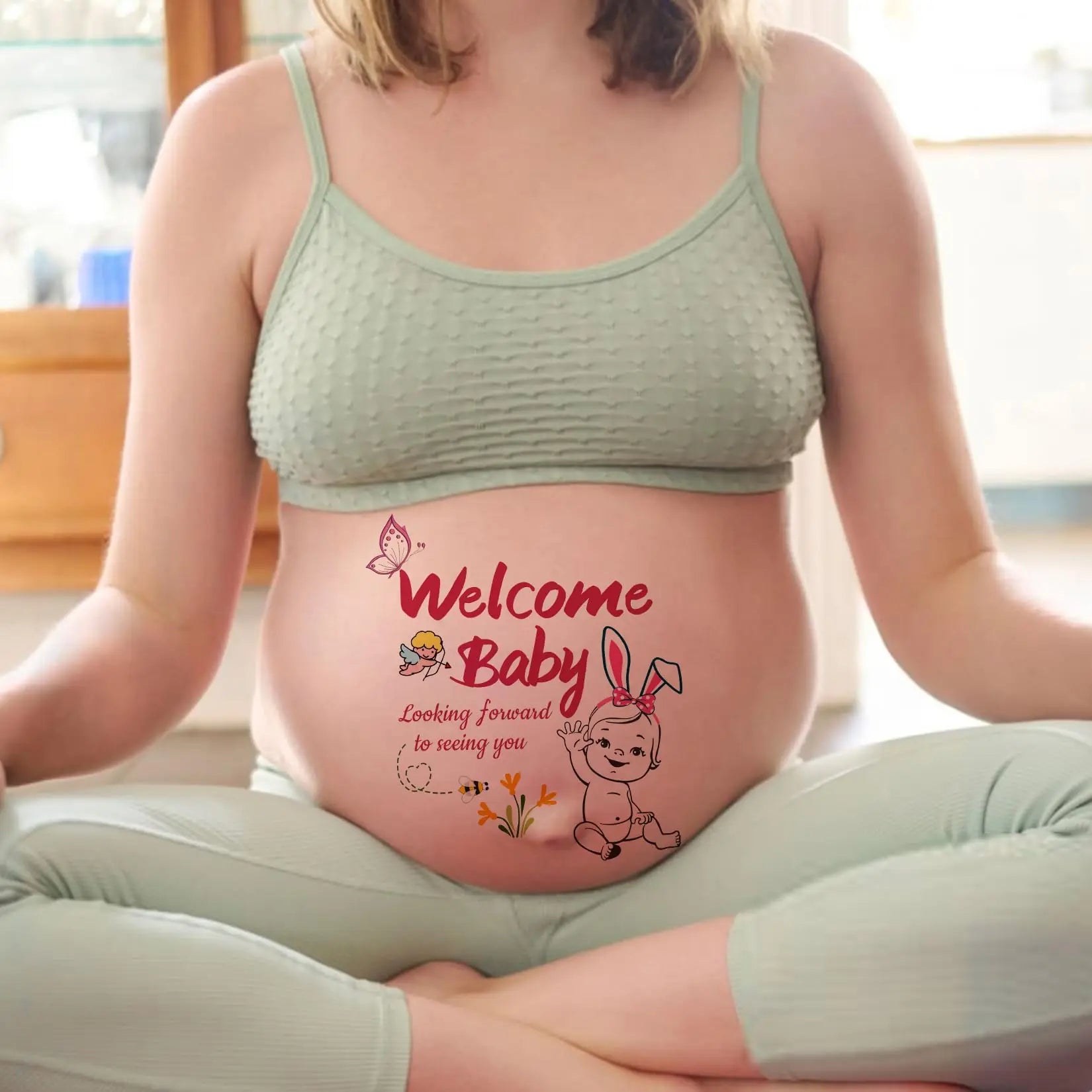 Temporary Maternity Picture Tattoos