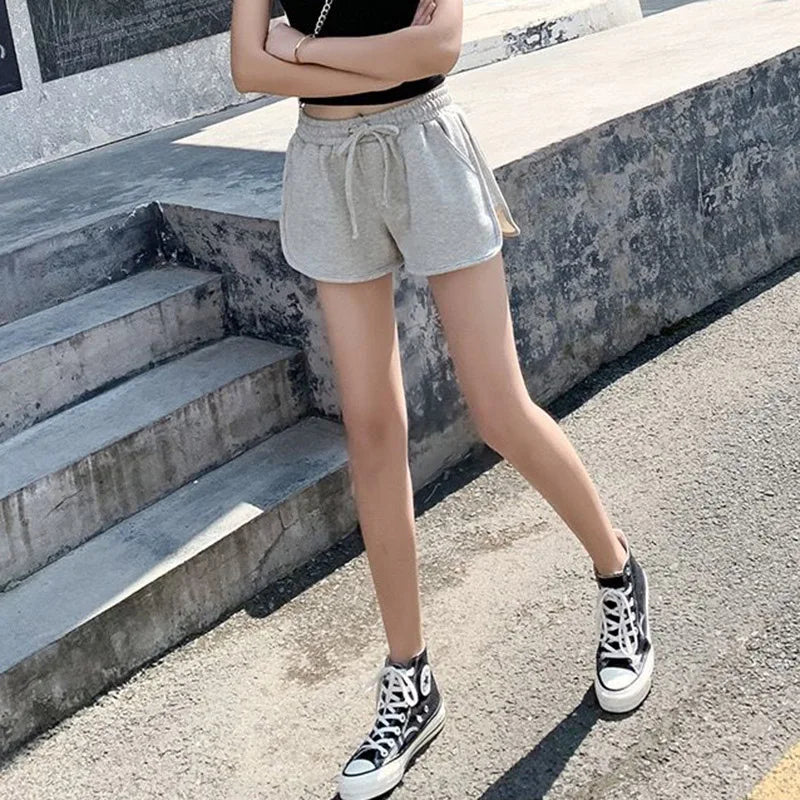 Chic Loose Drawstring Joggers  Shorts