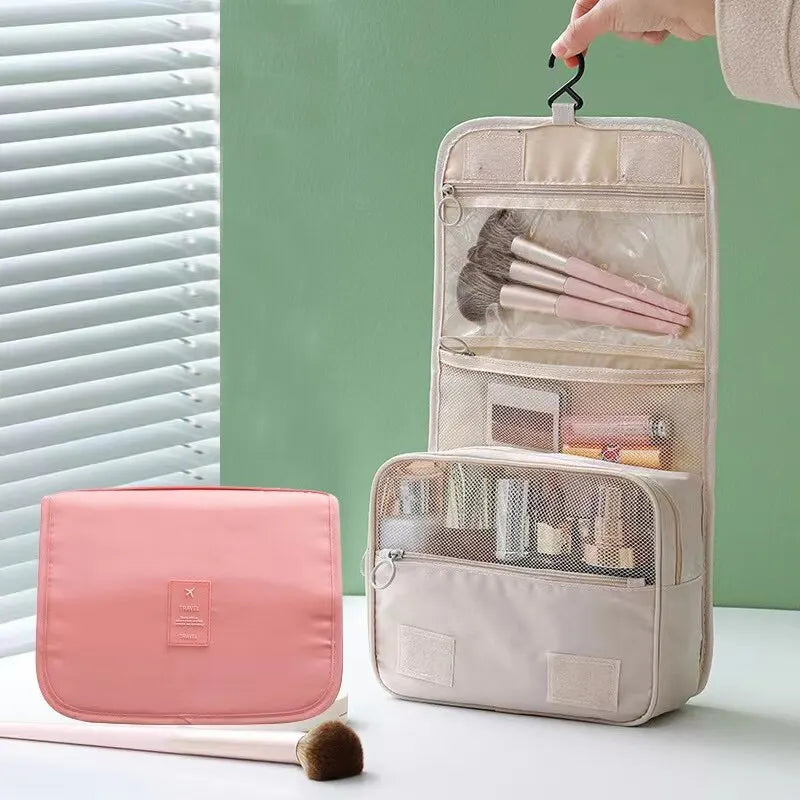 Waterproof Makeup Travel Cosmetic Bags With Hook