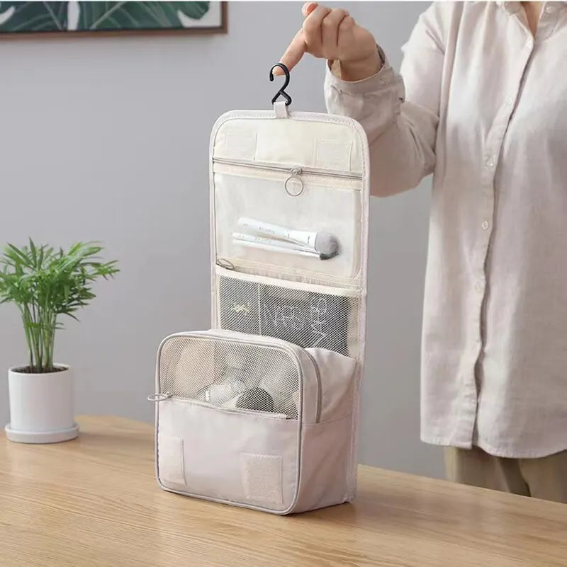 Waterproof Makeup Travel Cosmetic Bags With Hook