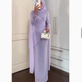Women's Clothing Middle Eastern Evening Dress Sequined Patchwork Irregular Waist Design Sense Evening Dress High-end Fashionable