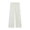 Two-Piece Set Buckle Decoration Suit Pants & Long Sleeve Blazer Coat