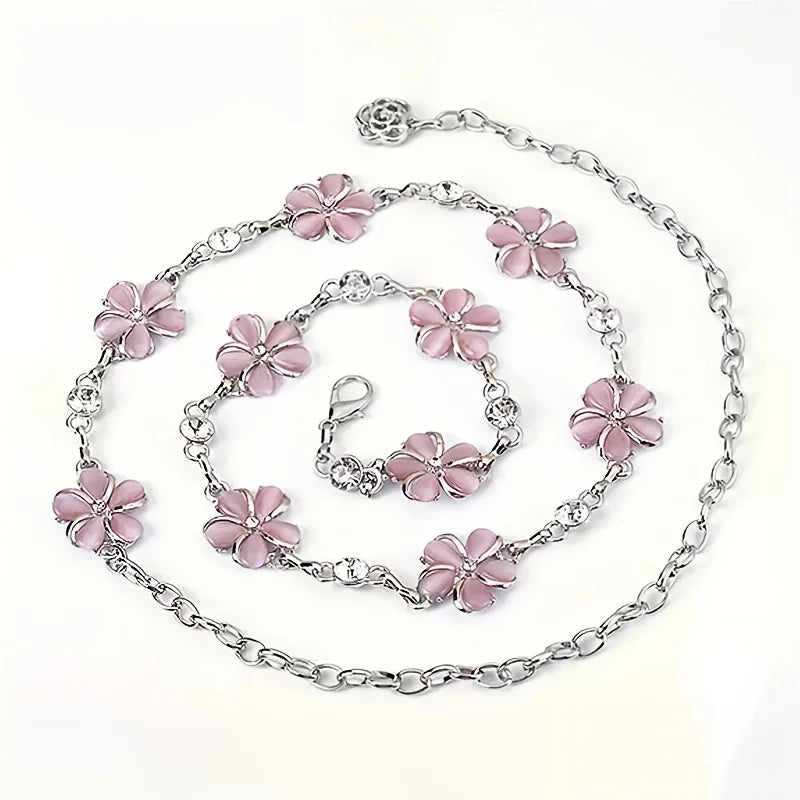 Belly Waist Chain Flower Pendant Belt