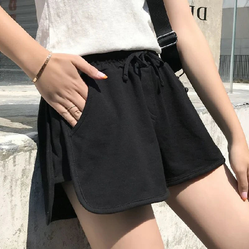 Chic Loose Drawstring Joggers  Shorts