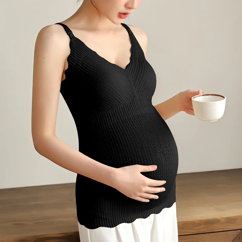 Wearable Nursing Thin Tank Top Camisole