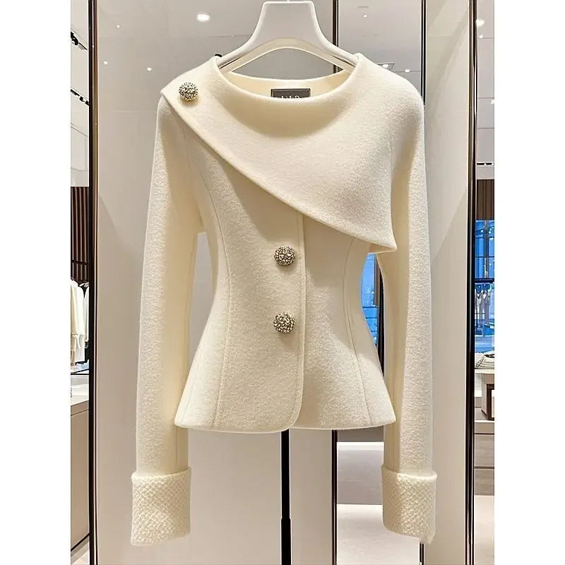 Single Breasted Casual Professional Coat