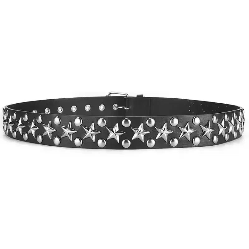 Rivet Punk Heavy Metal Rock Belt
