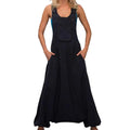 Harem Loose Thin Pocket Bib Wide Leg Jumpsuit