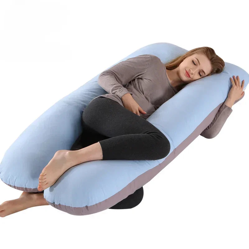 Removable Washable U-shaped Waist Support Cushion Body Maternity Pillow