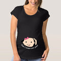 Cute Funny Graphic Pregnancy T-shirt Blouse