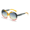Retro Oval Metal Sunglasses