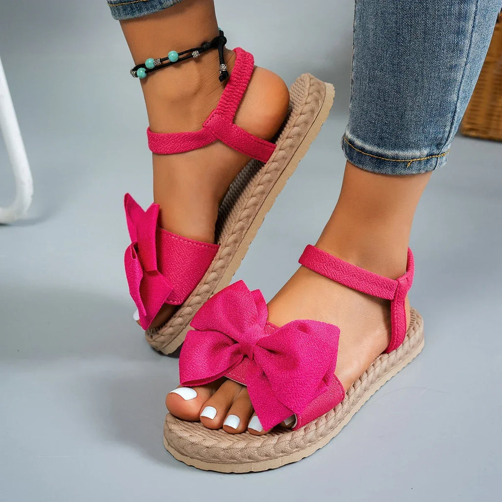 Lightweight Bow Tie Flat Slides