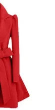 Tweed Long Sleeve Turndown Collar Coat