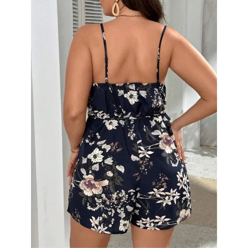 Bohemian Style Floral Print Versatile Jumpsuit