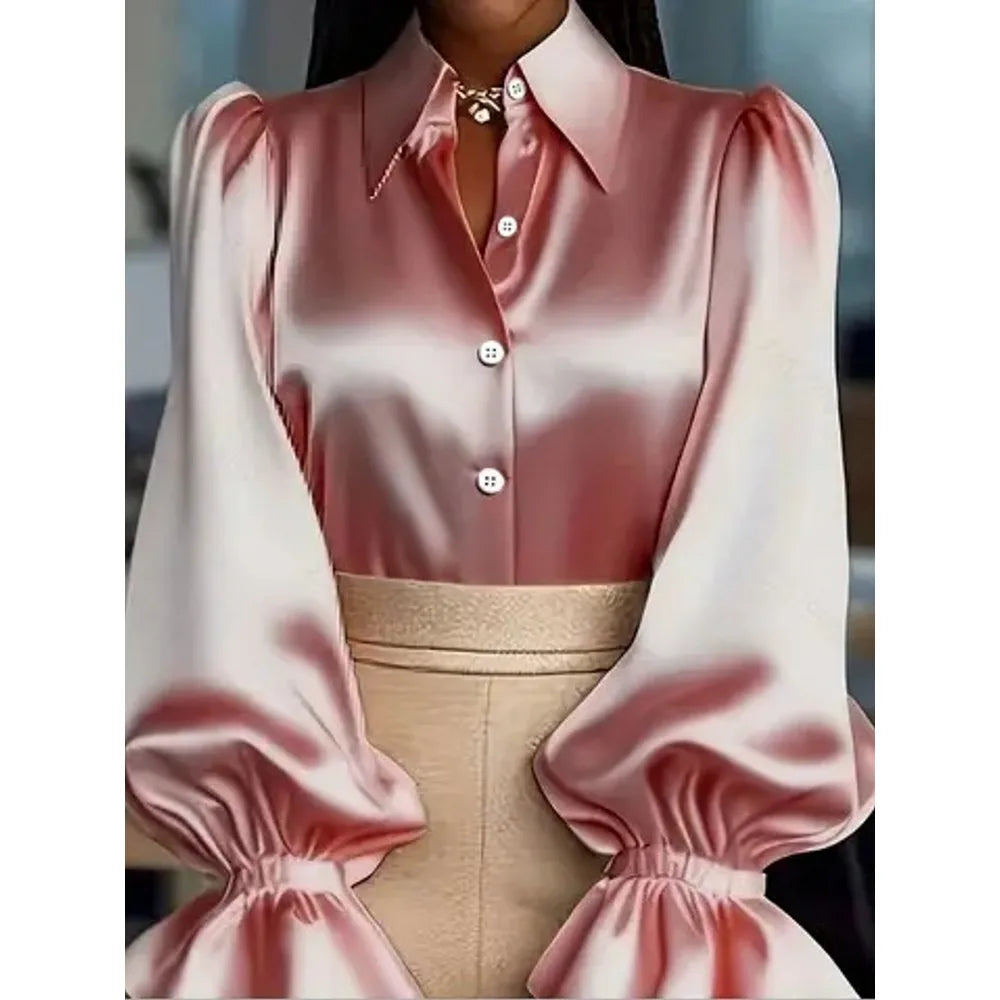Long Loose Sleeve Elegant Blouse
