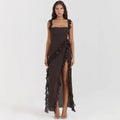 Sexy Backless High-Slit Party Dress