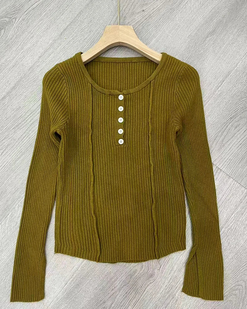 Elegant Vintage Knit Pullover