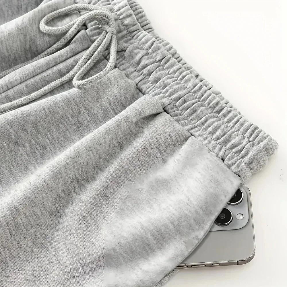 Fleece Oversized Trendy Sweatpants