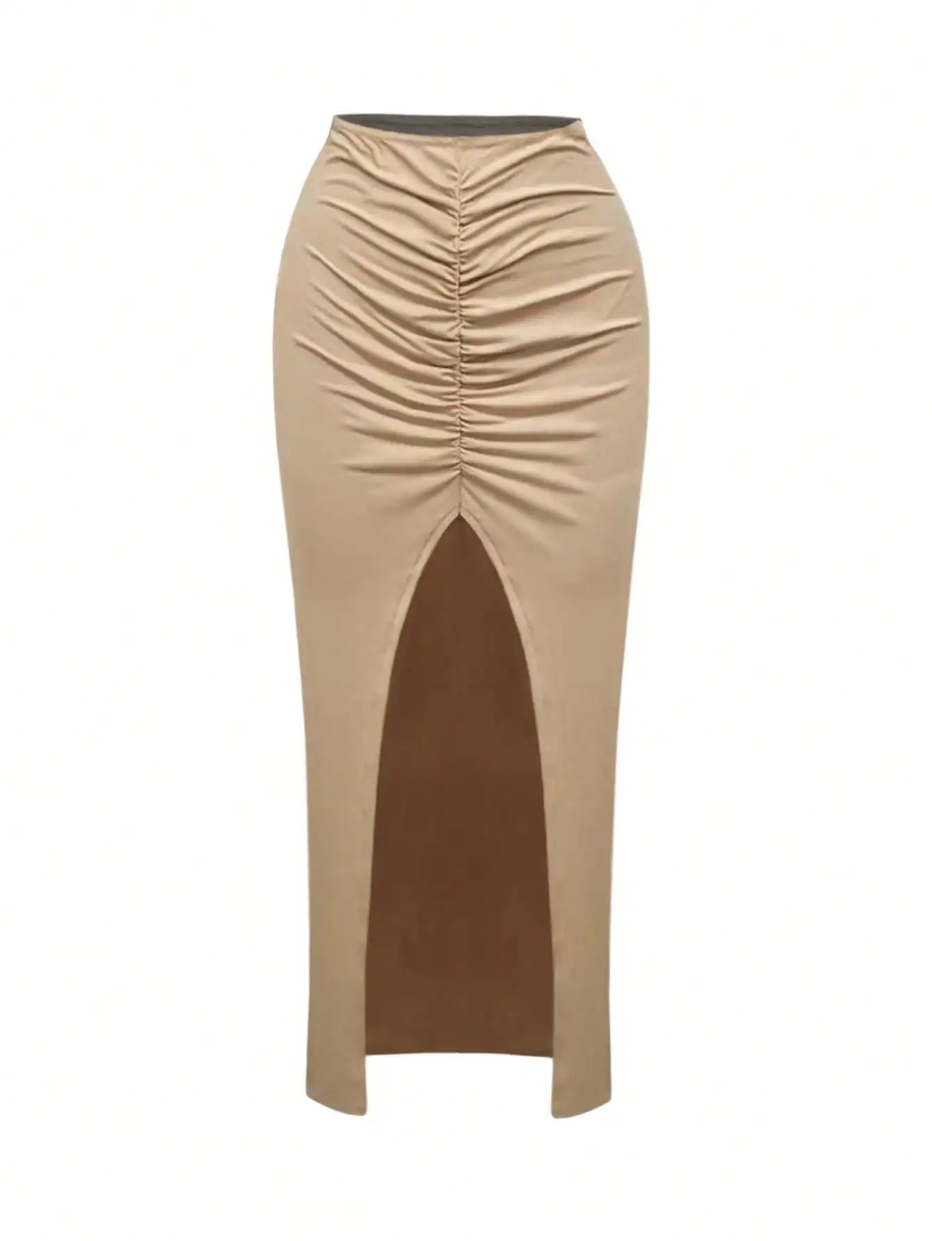 2PC Long Top & Sexy Skirt