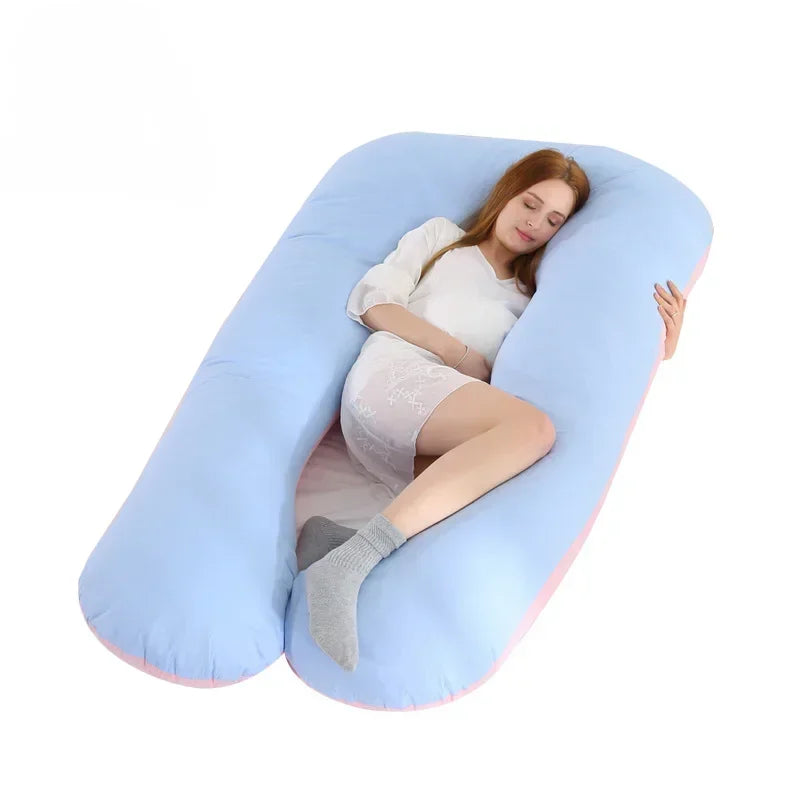 Removable Washable U-shaped Waist Support Cushion Body Maternity Pillow