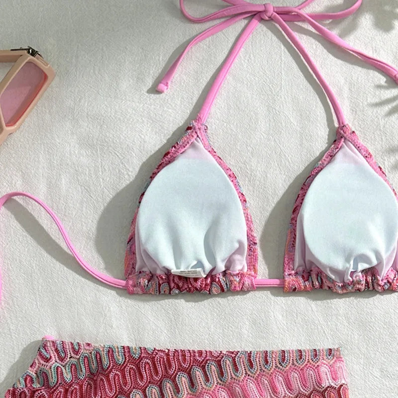 3Pcs Brazilian Poolside  Bikini
