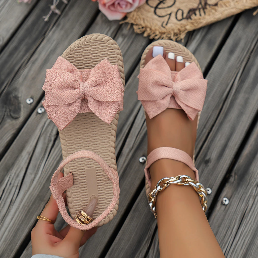 Lightweight Bow Tie Flat Slides